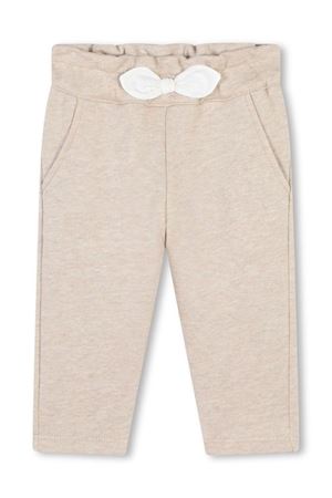 pantalone in cotone beige CHLOE' KIDS | C20301C03